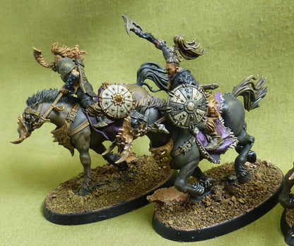 Darkoath Fellriders painted - Slaves to Darkness - Warhammer AoS #17D