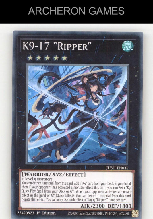 K9-17 "Ripper" SR YUGIOH Card