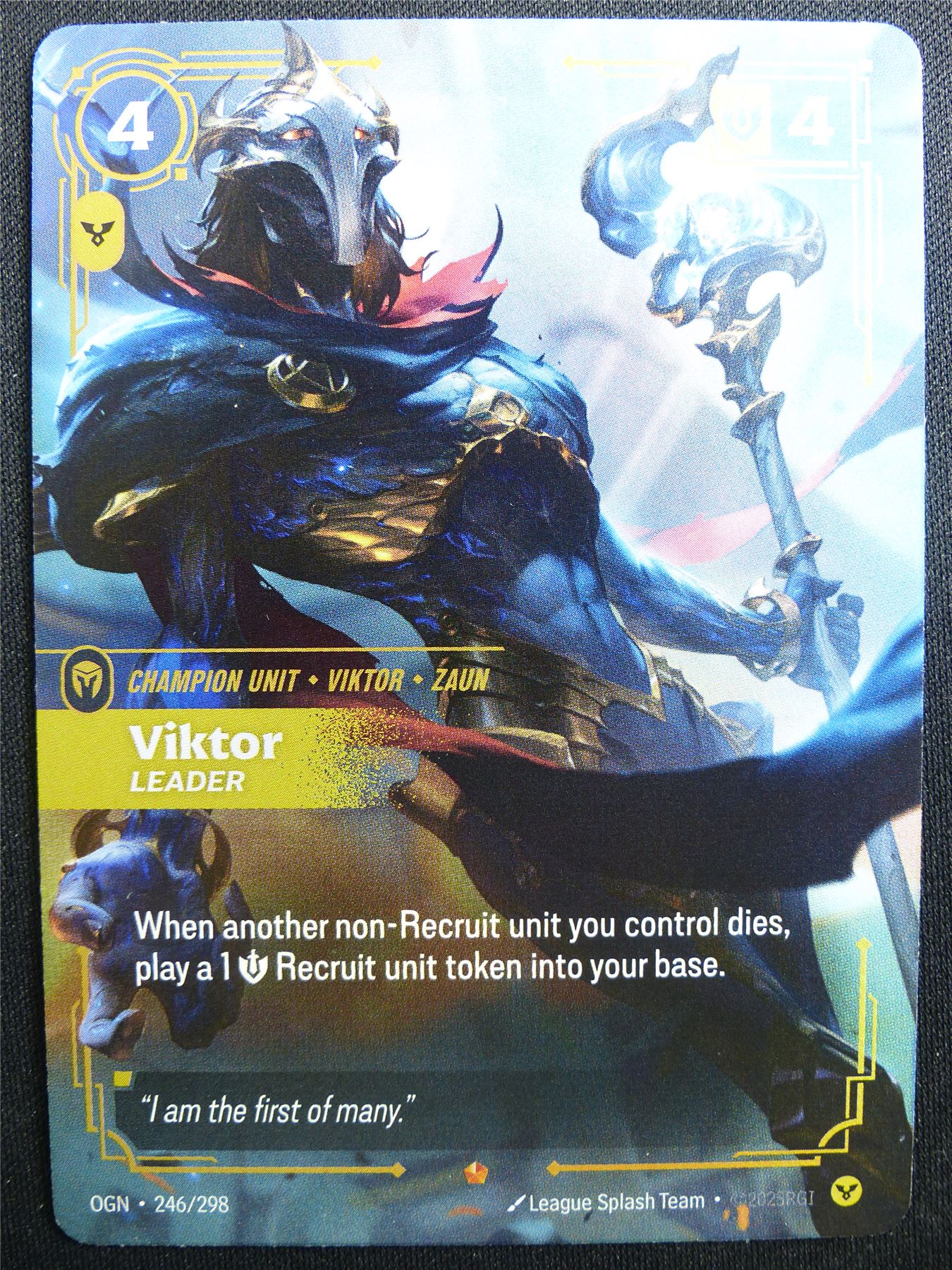 Viktor Leader 246/298 Epic Rare Foil - OGN - Riftbound Card #2CP
