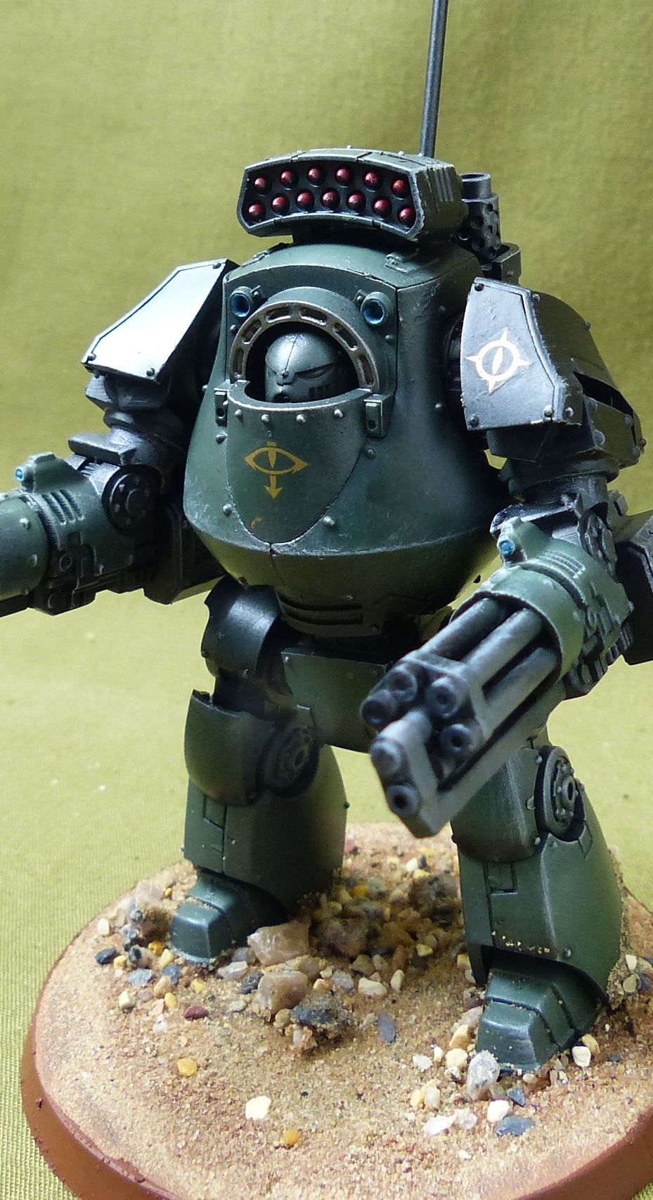 Contemptor Dreadnought Painted - Sons of Horus - Warhammer Horus Heresy #BO