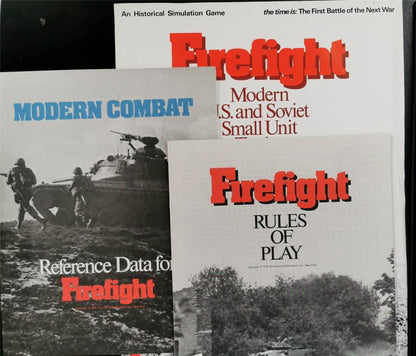 Mechwar '77 and Firefight double game collection - SPI Game #QX