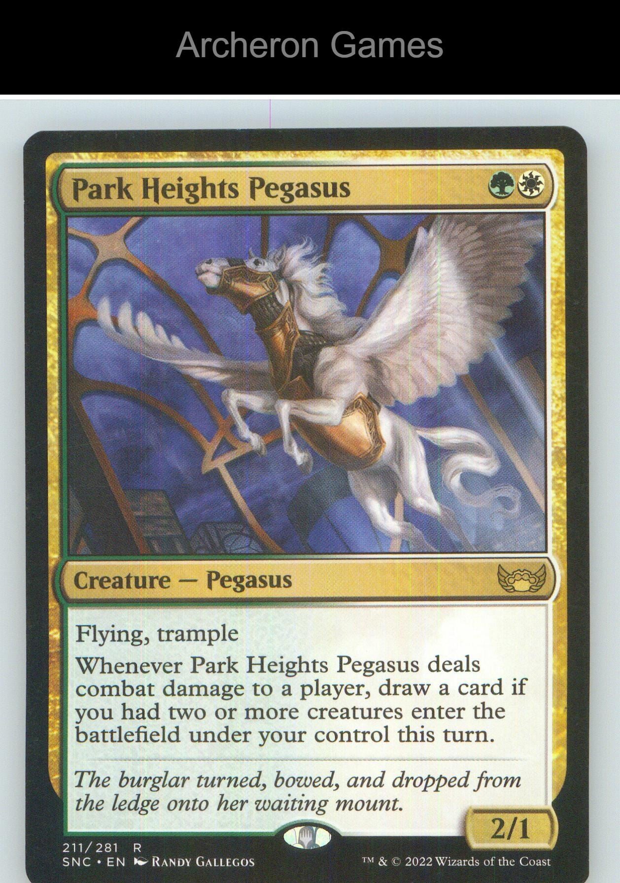 Park Heights Pegasus SNC 211 R MTG Card NM/EX+