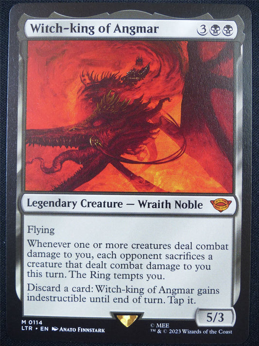 Witch-King of Angmar - LTR - Mtg Card #ZD