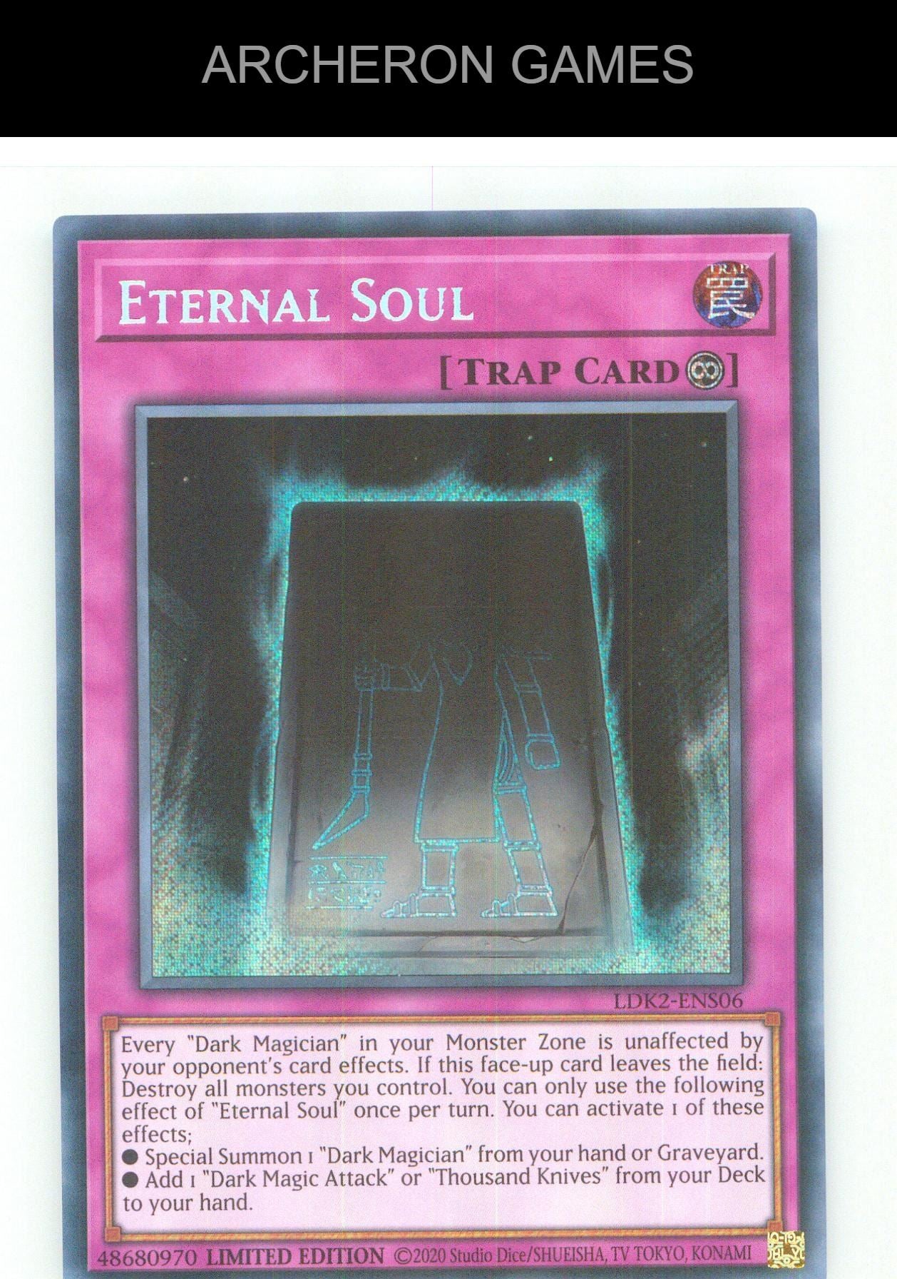 Eternal Soul SEC YUGIOH Card Limited