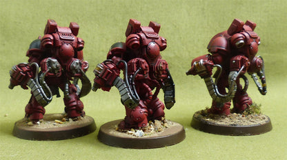 Aggressor Squad painted - Blood Angels - Warhammer 40K #4X7