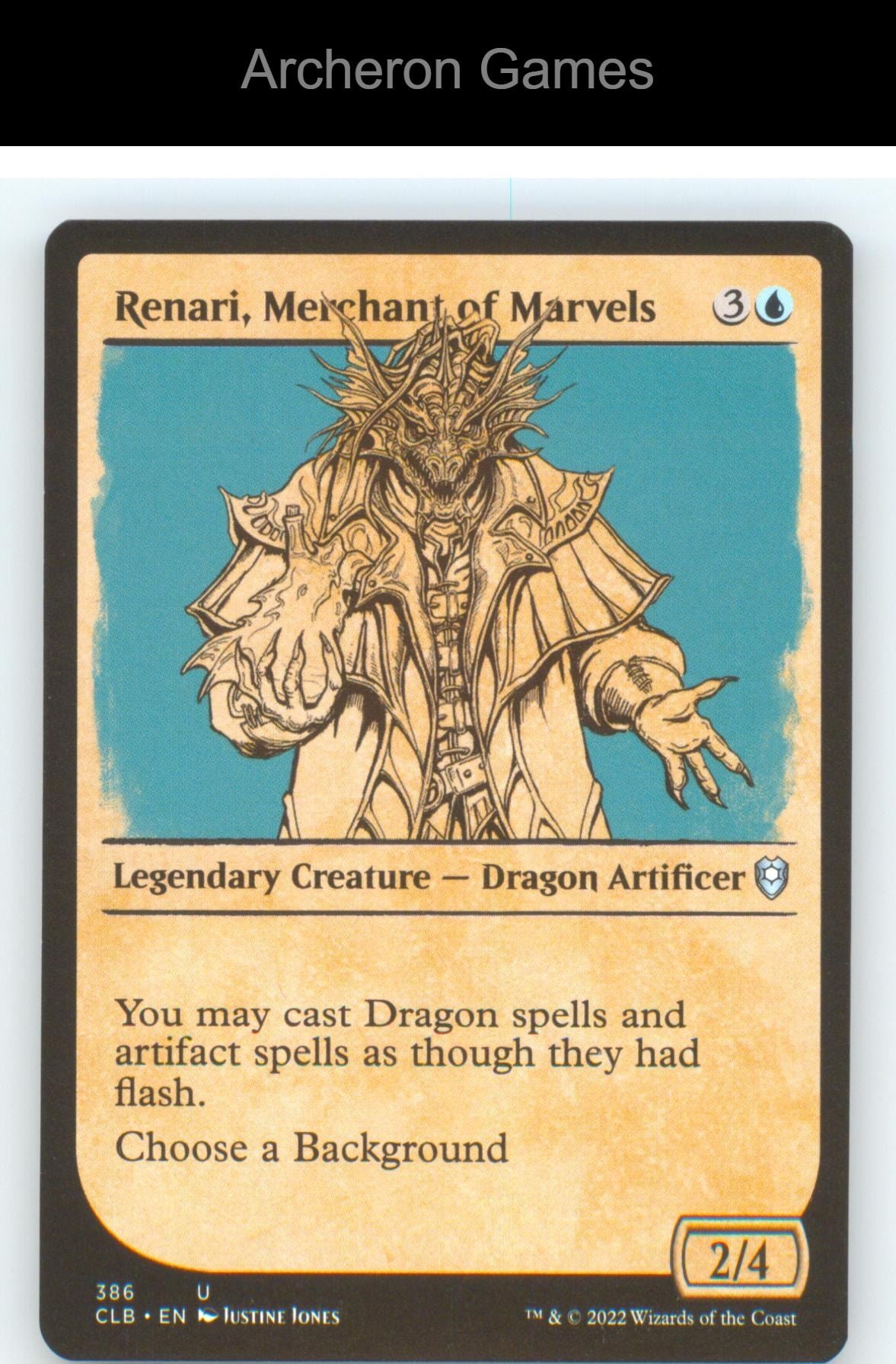 Renari, Merchant of Marvels CLB 386 MTG Card