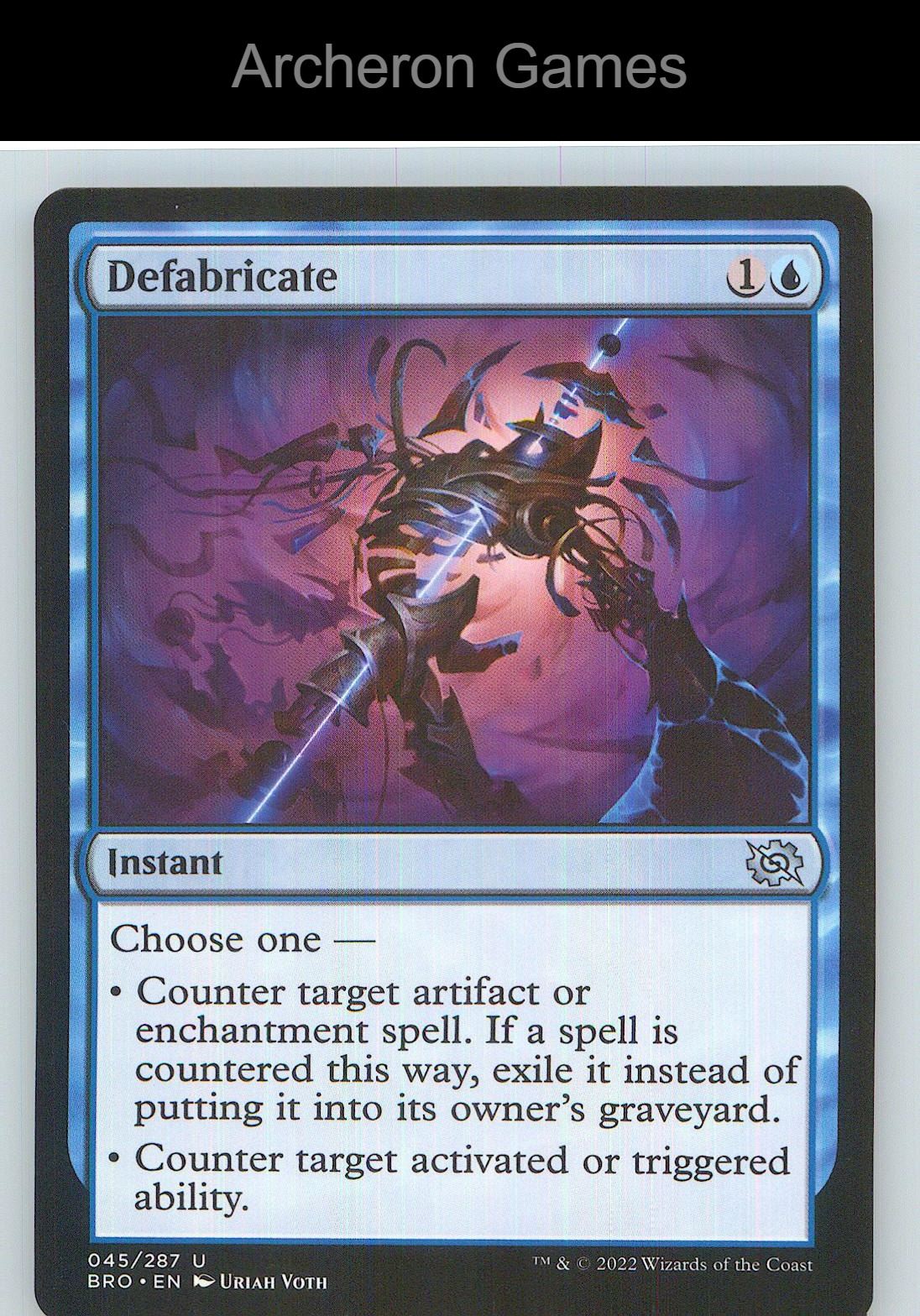 Defabricate BRO 45 UC MTG Card NM/EX+
