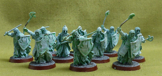 Classic Metal Warriors of the Dead set of 10 painted OOP - Warhammer Middle-Earth #2EI