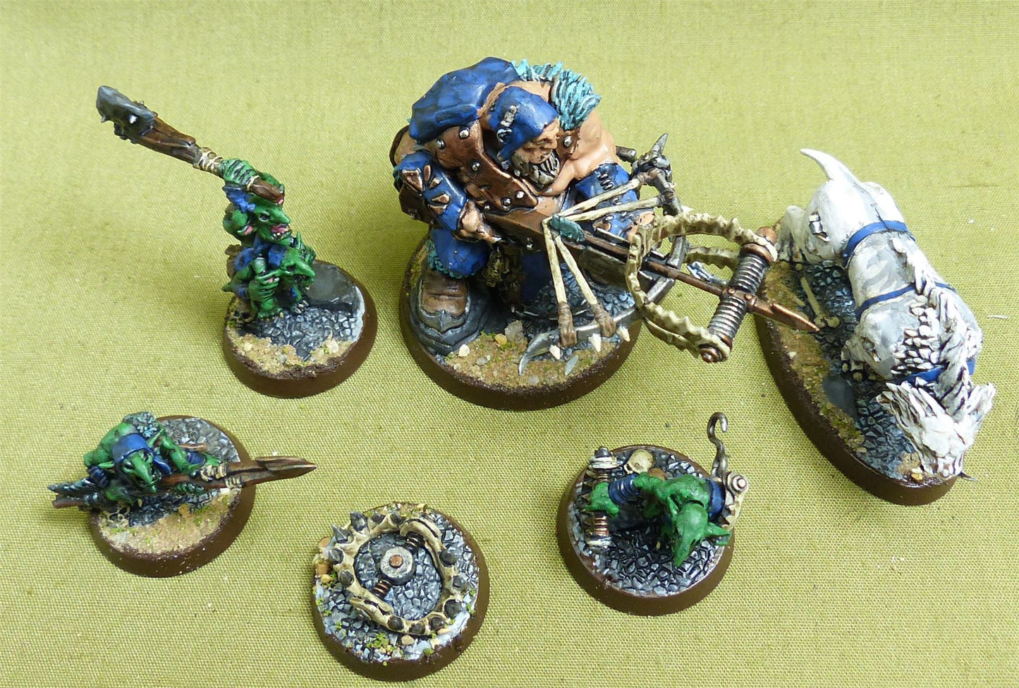Hrothgorn's Mantrappers painted - Destruction Warband - Warhammer Underworlds #2PS