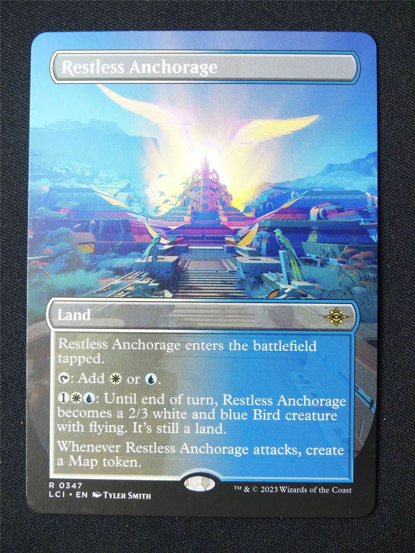 Restless Anchorage Borderless - LCI - Mtg Card #998