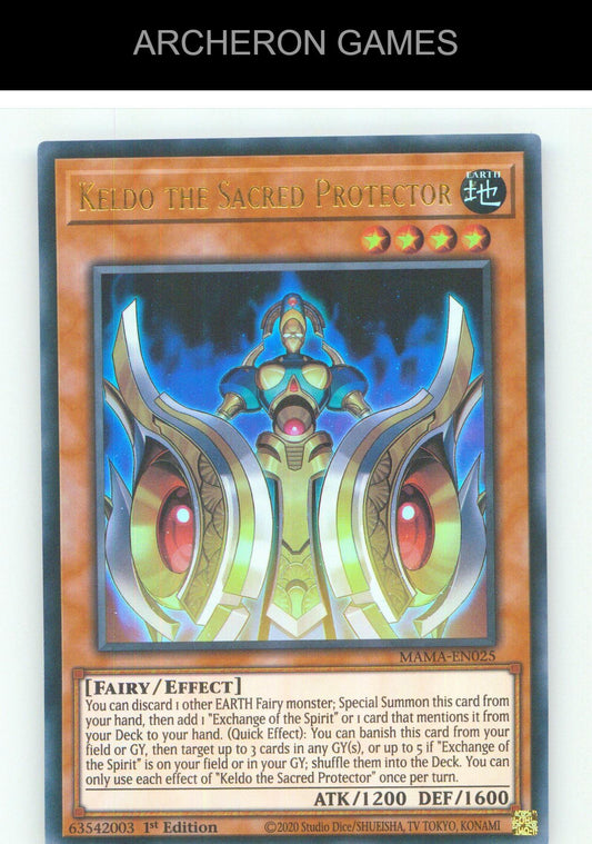 Keldo the Sacred Protector UR YUGIOH Card 1st Edition