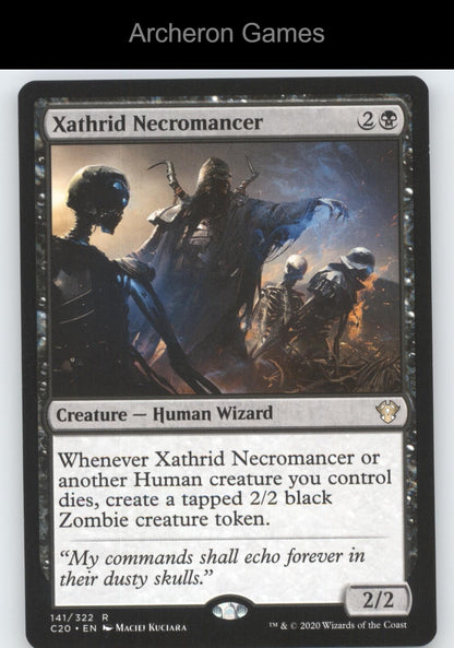 Xathrid Necromancer 141 R MTG Card Commander 2020