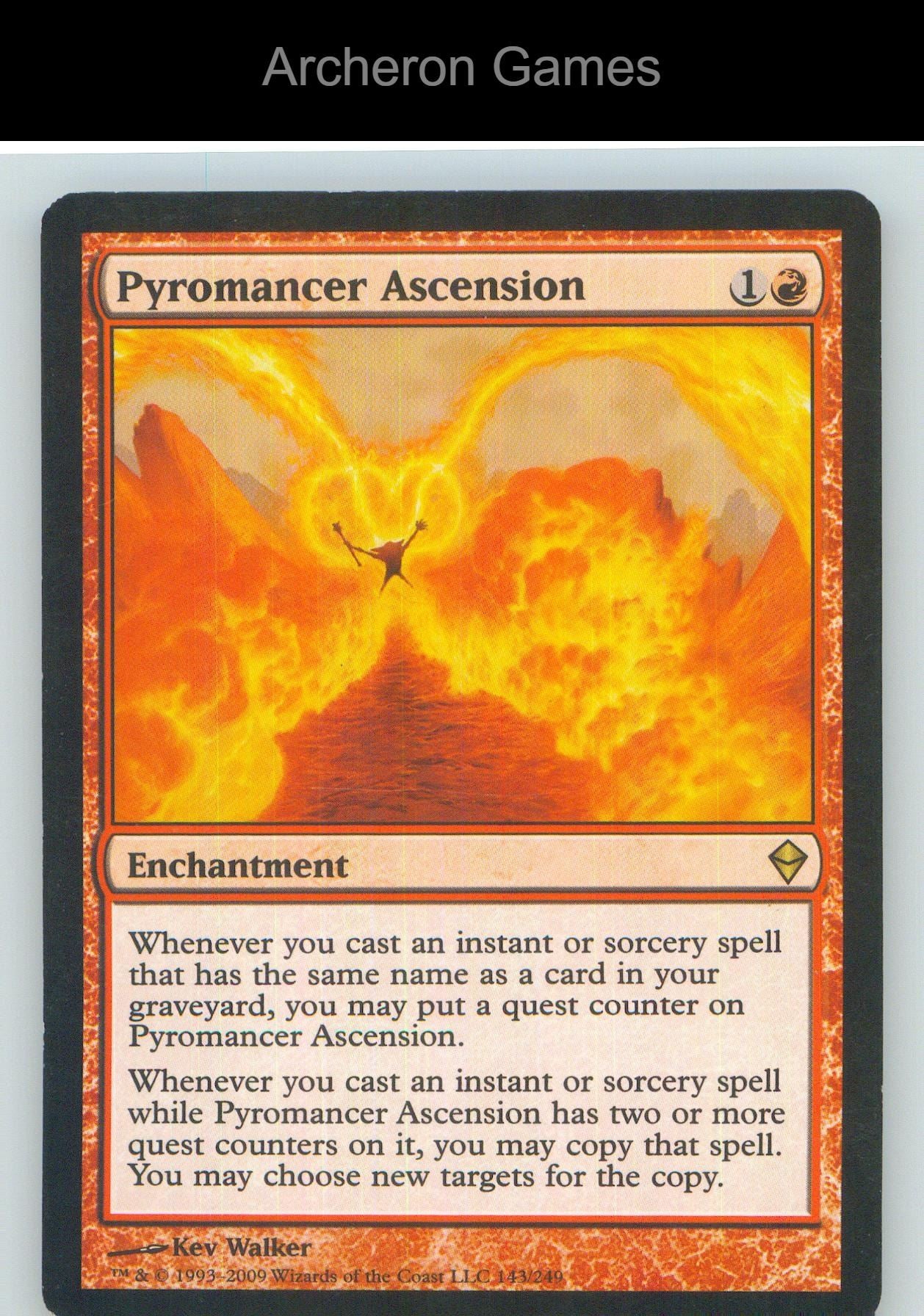 Pyromancer Ascension PLST 143/249 R MTG Card NM/EX+