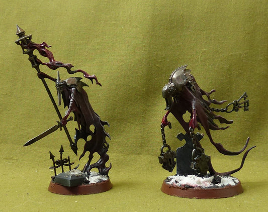 Ethereal Court set of 2 painted - Nighthaunts - Warhammer AoS #X4