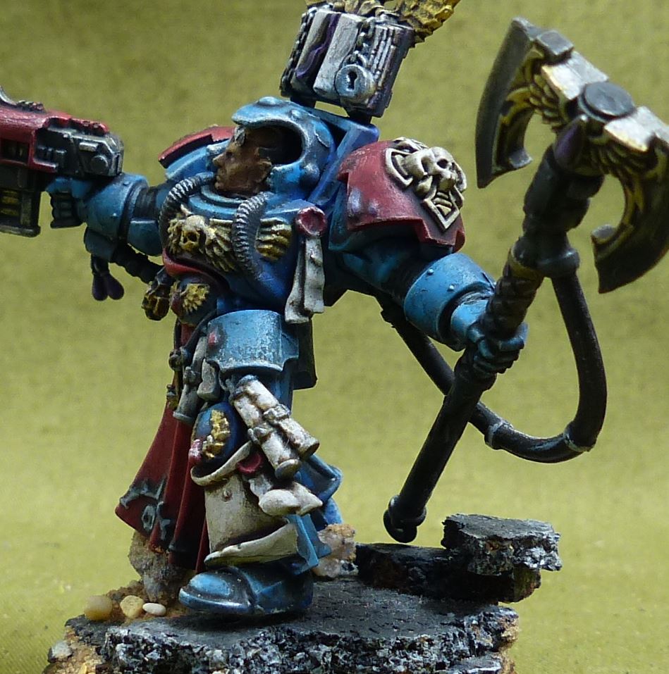 Librarian in Terminator Armour painted - Space Marines - Warhammer 40K #5BW