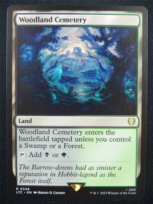 Woodland Cemetery - LTC - Mtg Card #1BV