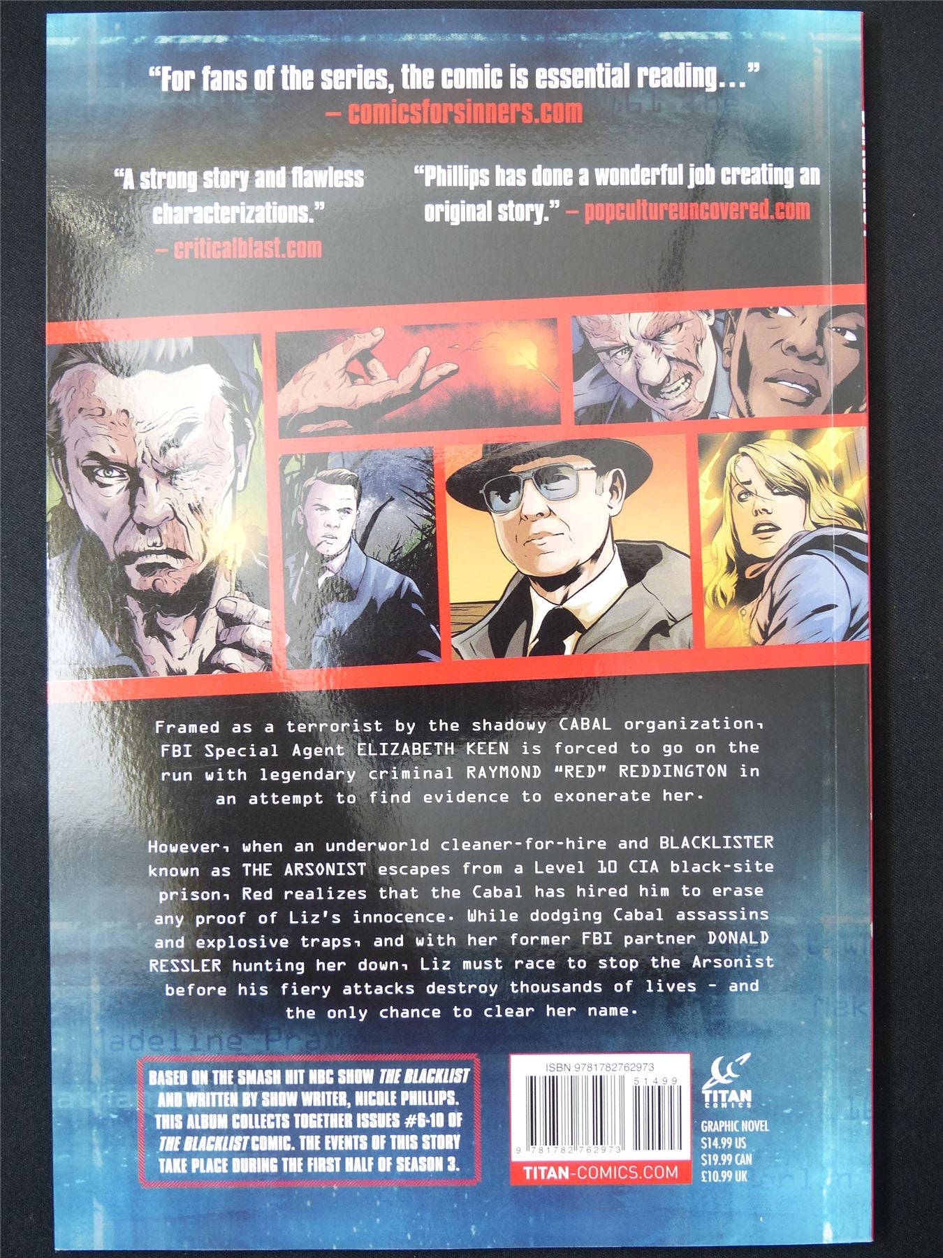 The Blacklist: The Arsonist No 123 - Titan Graphic Softback #2OM