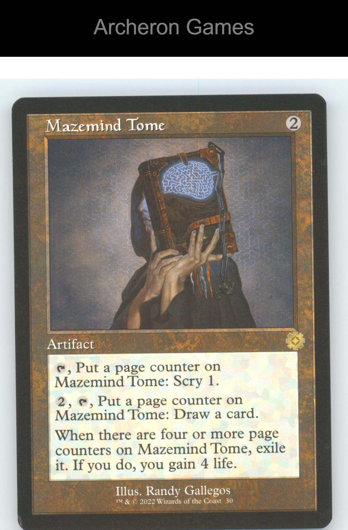 Mazemind Tome BRR 30 R MTG Card NM/EX+