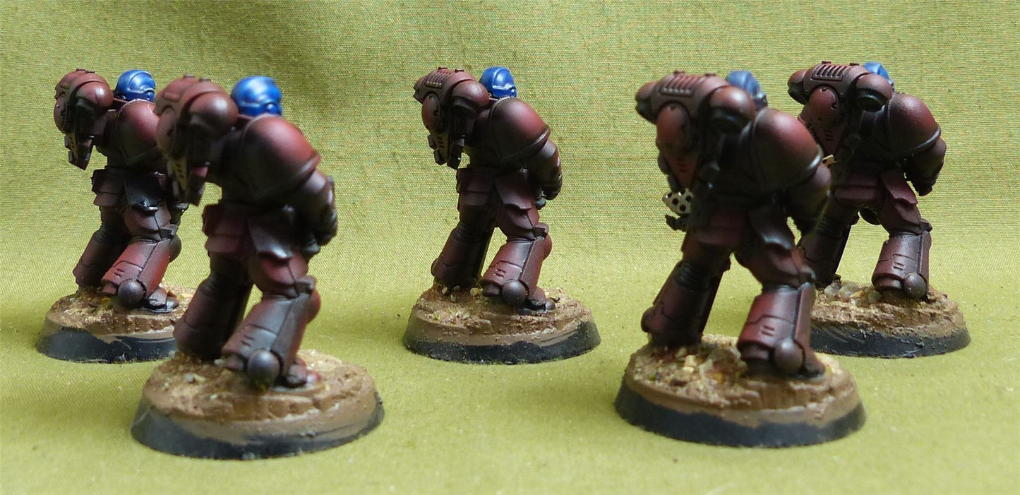 Infernus Squad set of 5 painted - Blood Angels - Warhammer 40K #3Z1