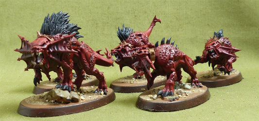 Flesh Hounds painted - Blades of Khorne - Warhammer AoS #KL