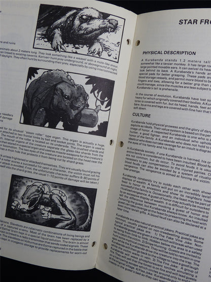 Star Frontiers Adventure Module: Volturnus Adventure part 2 -  TSR Roleplay Booklet #NH