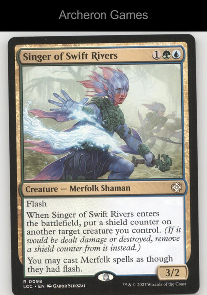 Singer of Swift Rivers 98 R MTG Card Commander: The Lost Caverns of Ixalan