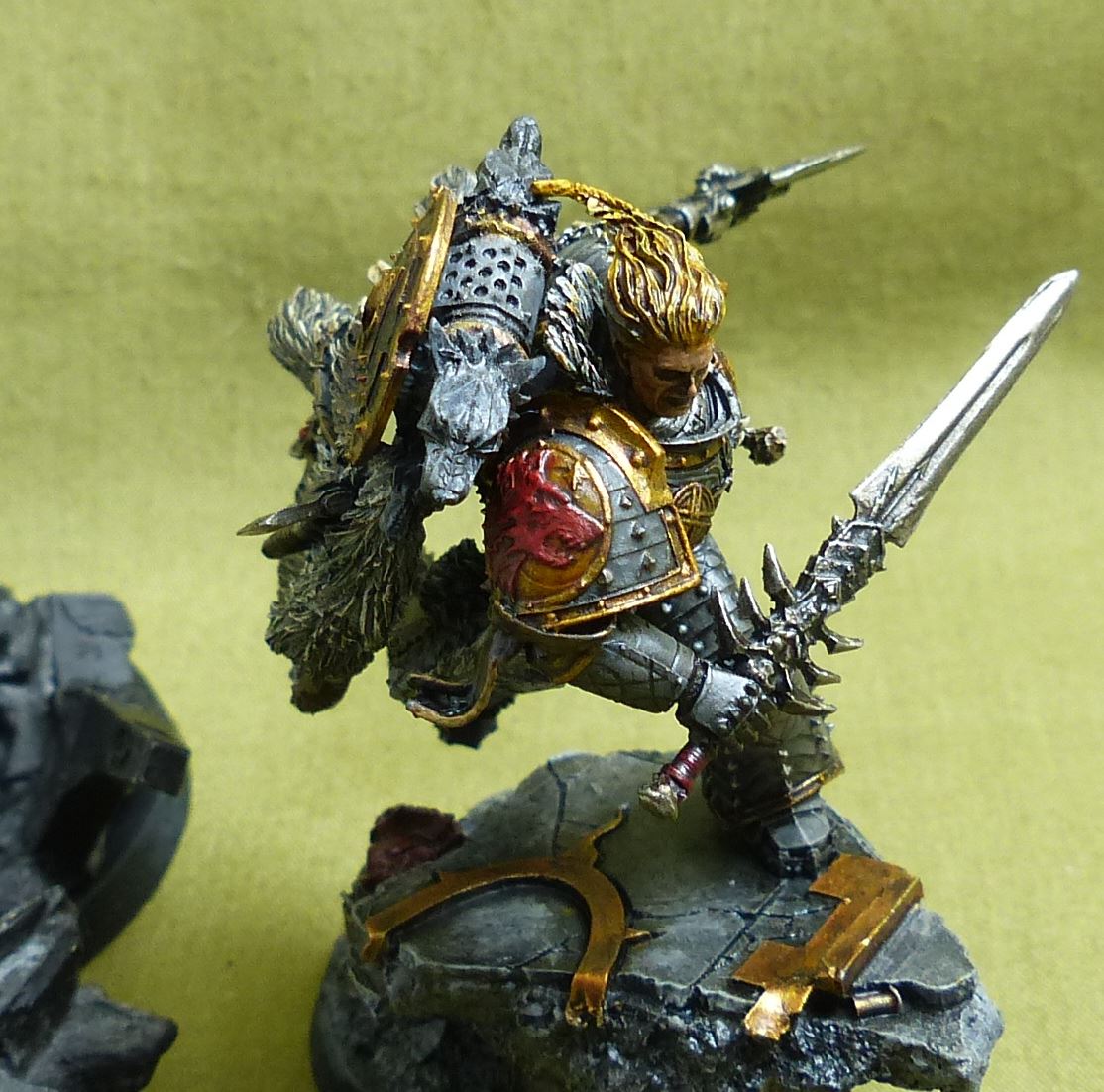 Leman Russ Primarch of the Space Wolves painted -  Warhammer Horus Heresy #4X8