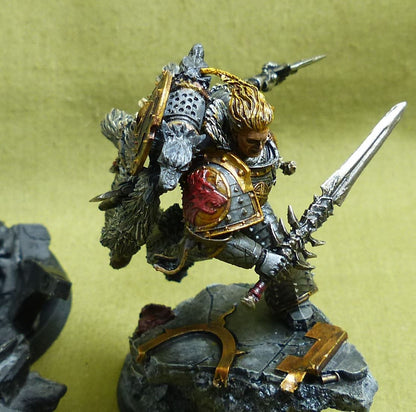Leman Russ Primarch of the Space Wolves painted -  Warhammer Horus Heresy #4X8