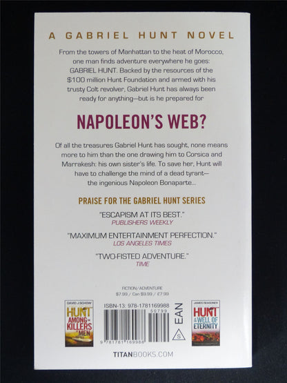 A Gabriel Hunt Novel: Through Napoleon's Web - Titan Novel Softback #NX