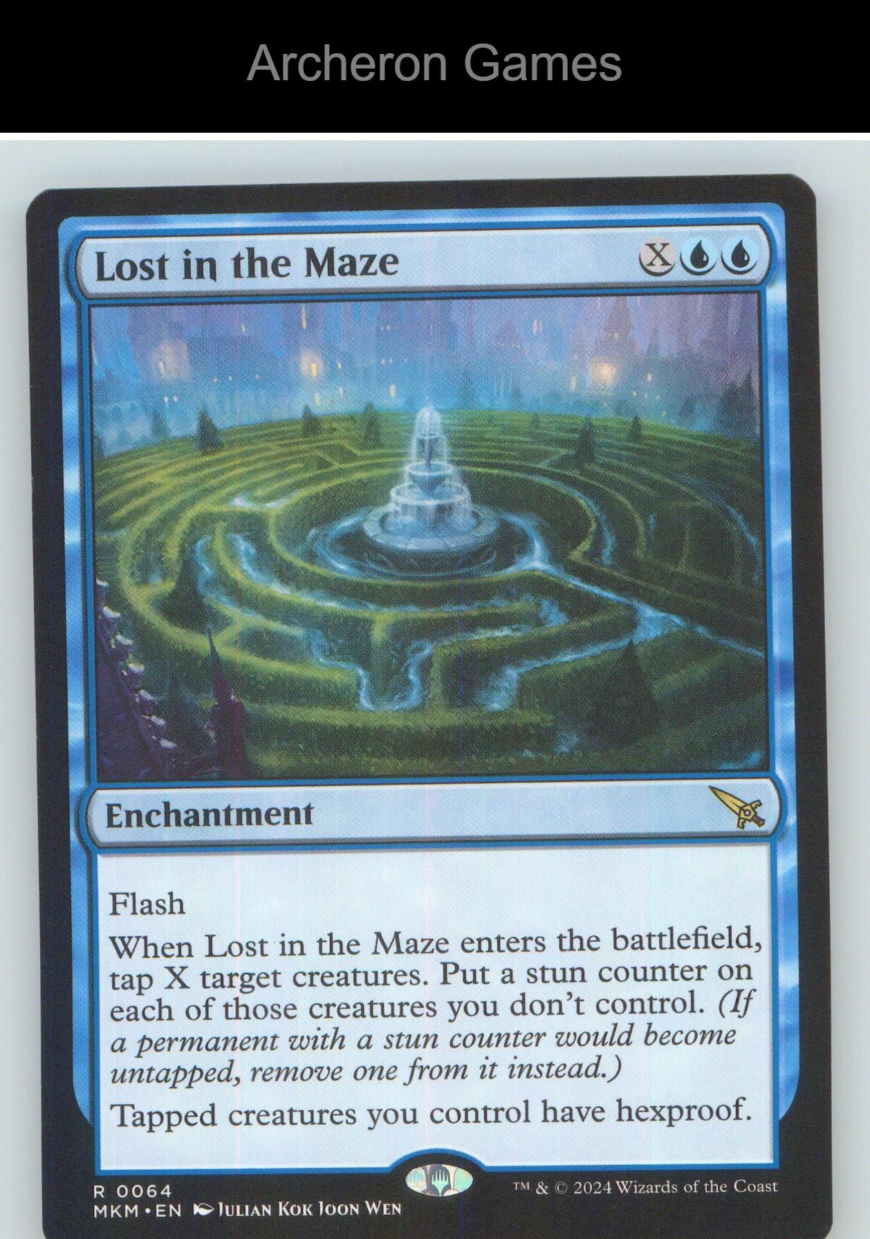 Lost in the Maze MKM 64 R MTG Card NM/EX+