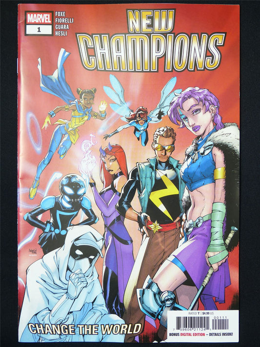 NEW Champions #1 - B&B Marvel Comic #76K