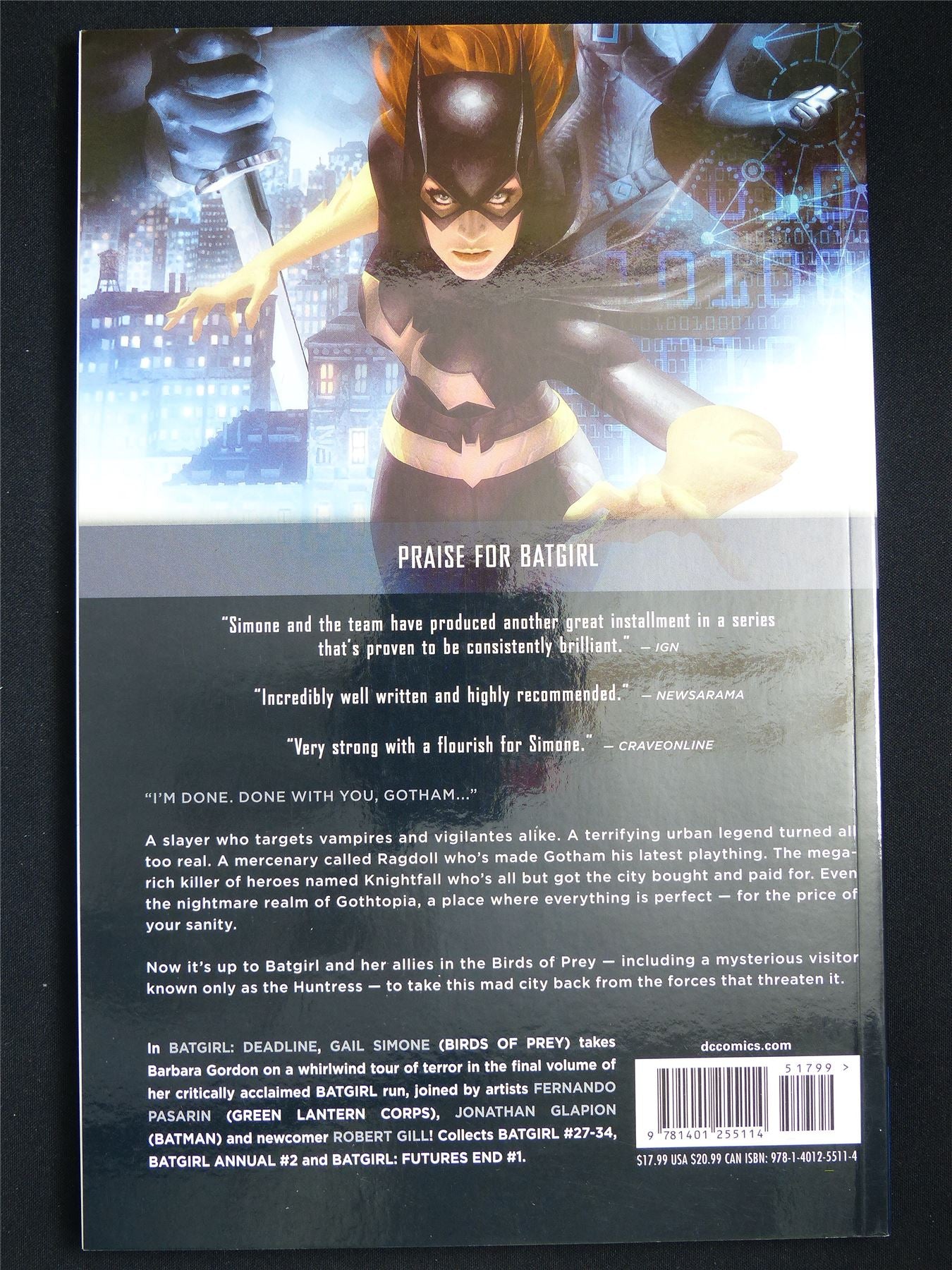 Batgirl volume 5: Deadline - DC Graphic Softback #XE