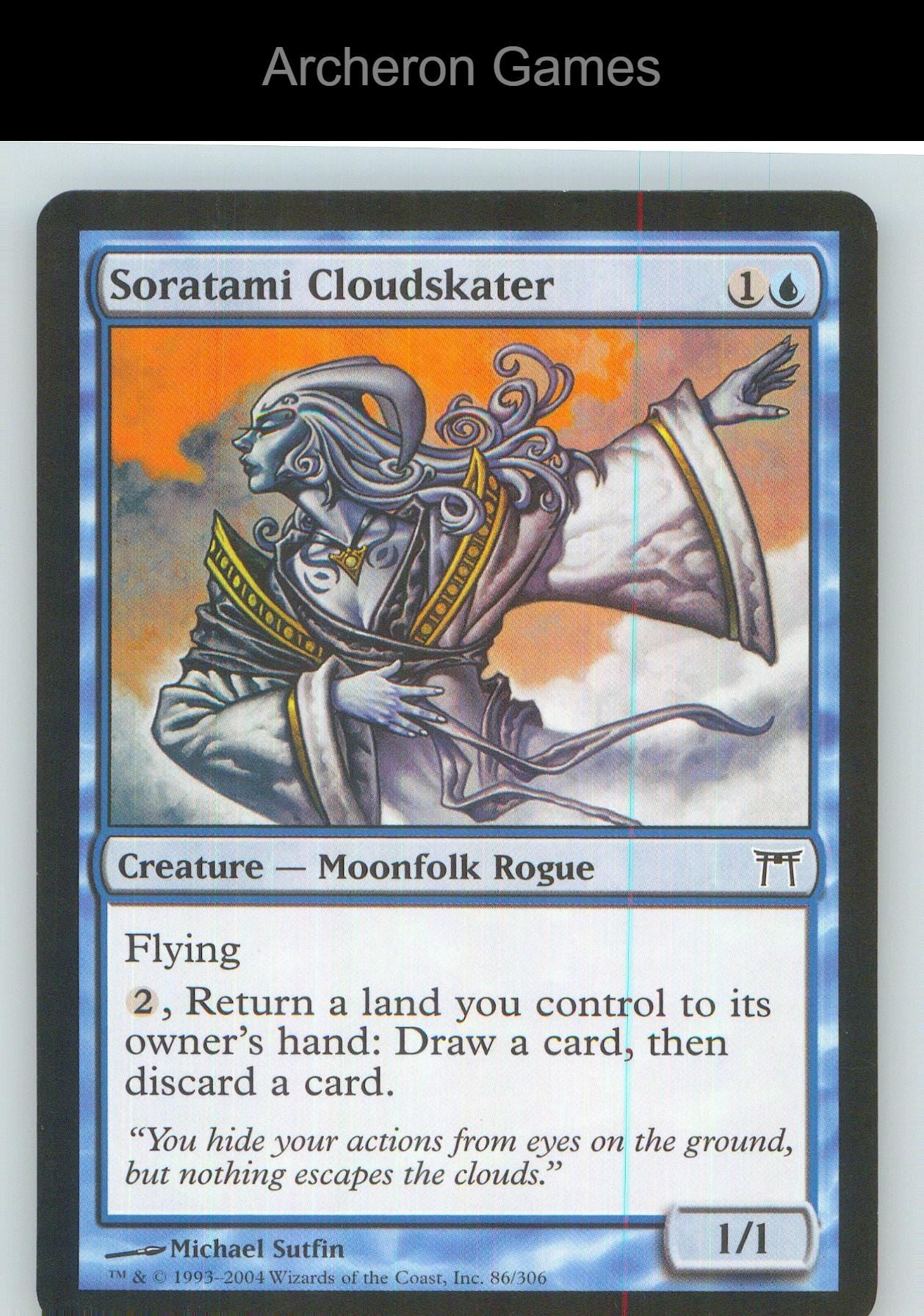 Soratami Cloudskater CHK 86 C MTG Card NM/EX+