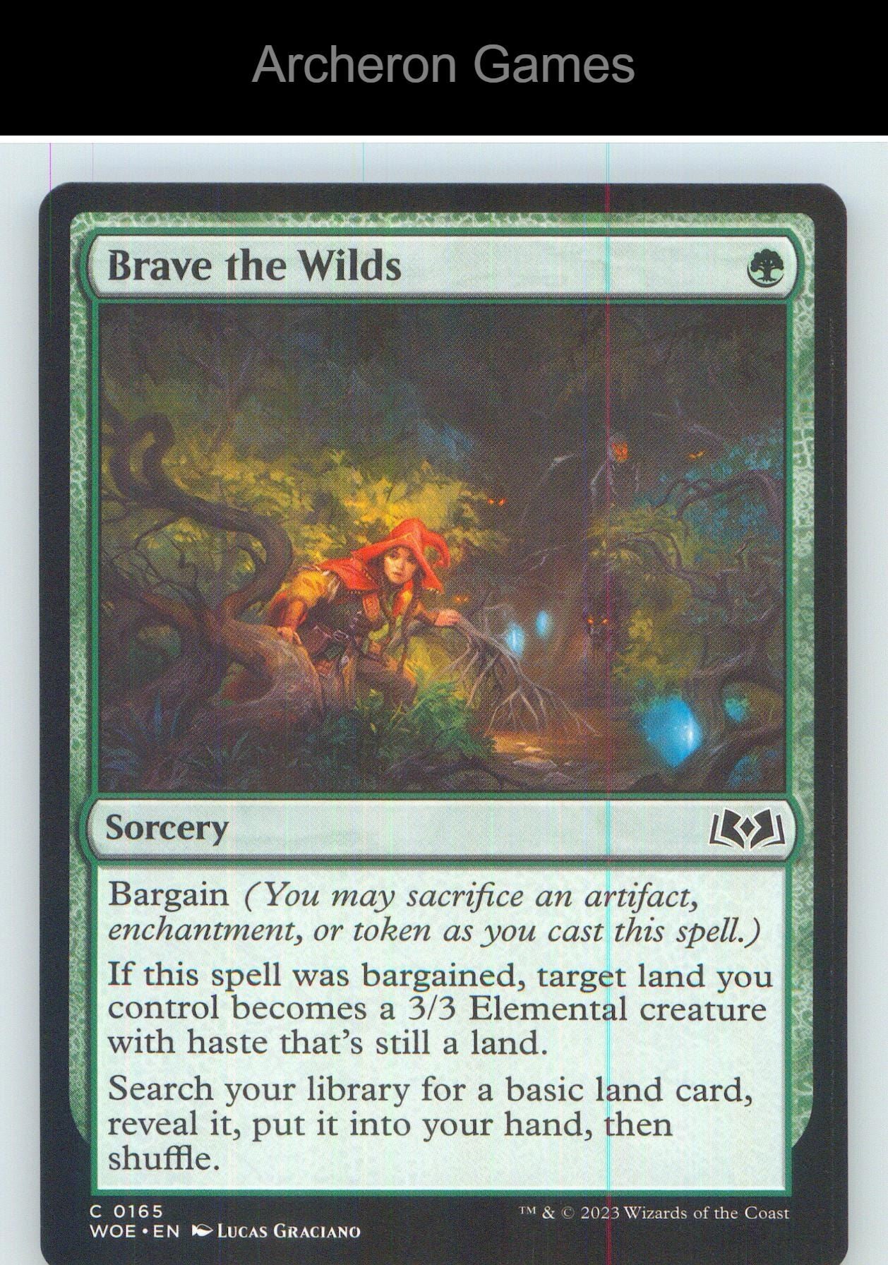 Brave the Wilds WOE 165 C MTG Card NM/EX+