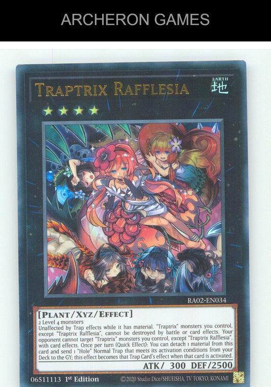 Traptrix Rafflesia (UR) UR YUGIOH Card 1st Edition