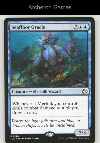 Seafloor Oracle 170 R MTG Card Commander: The Lost Caverns of Ixalan