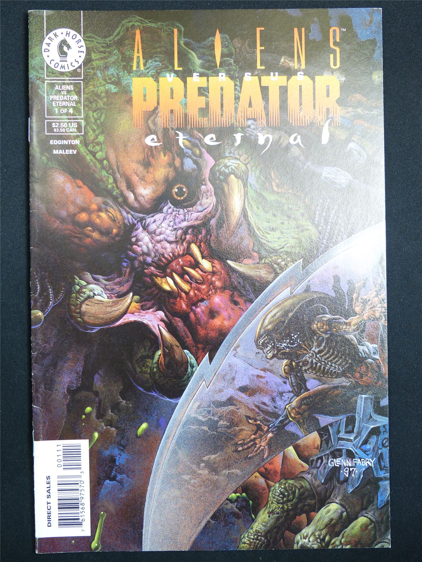 ALIENS versus Predator: Eternal #1 Cvr A - Dark Horse Comic #37S
