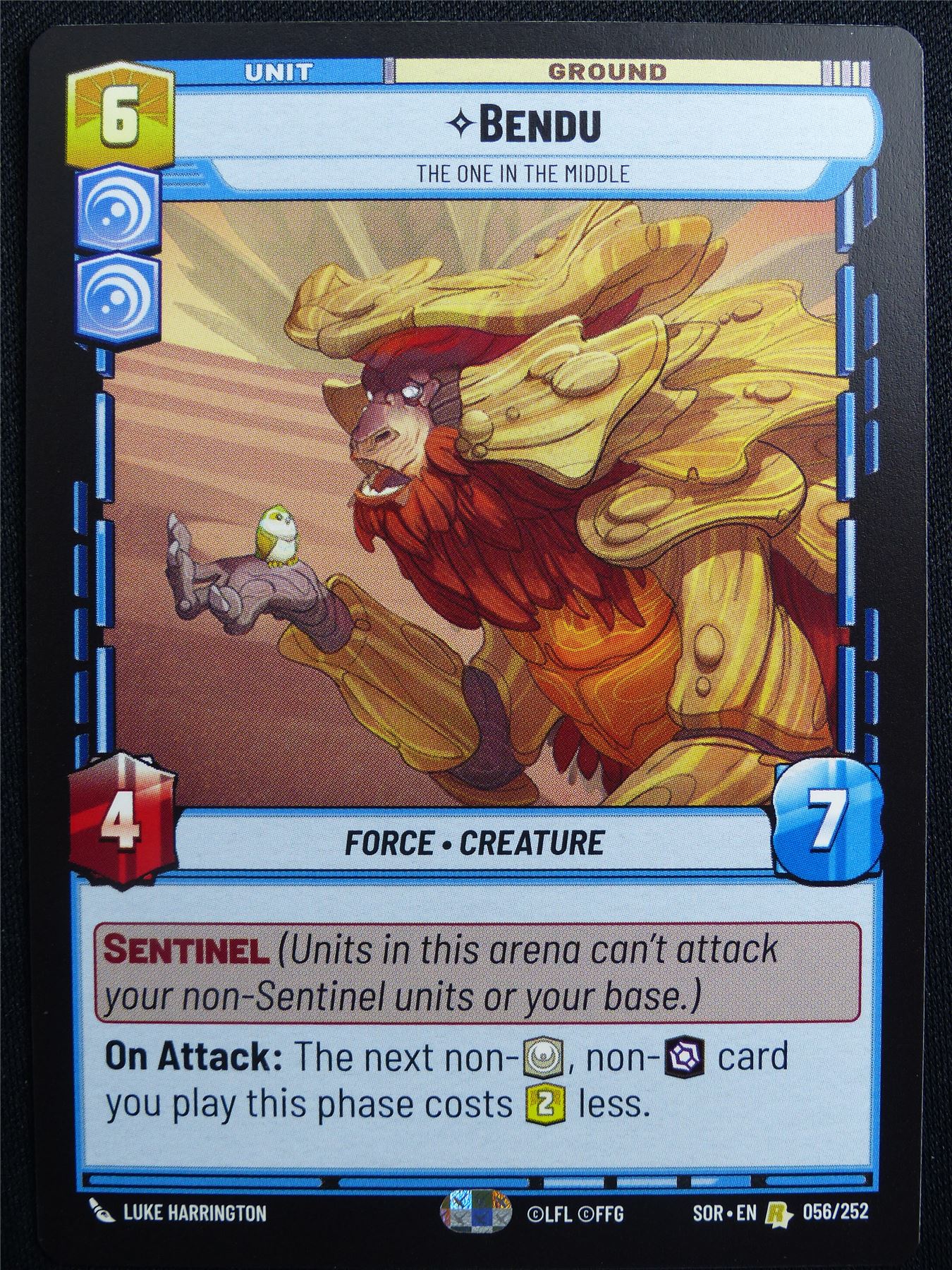 Bendu 056/252 - Star Wars Unlimited Card #4UX