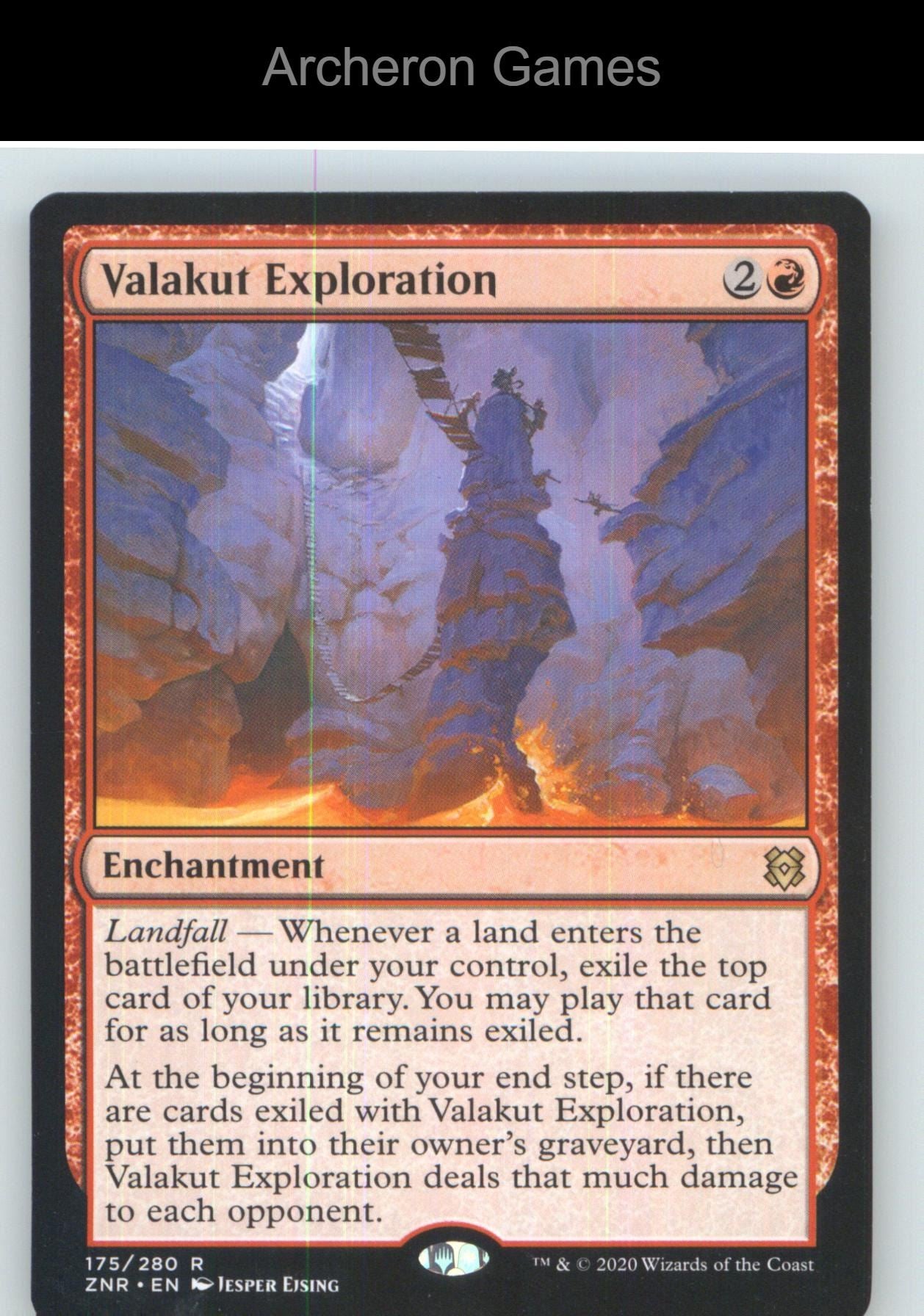 Valakut Exploration ZNR 175 R MTG Card NM/EX+