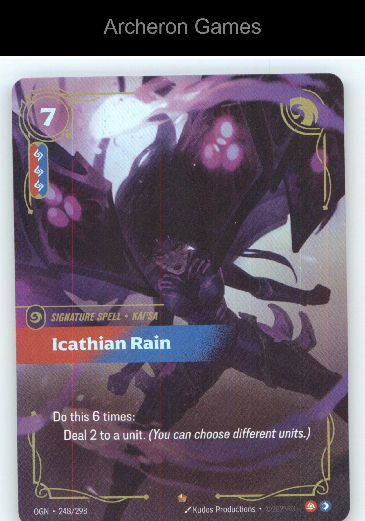 Icathian Rain OGN 248/298 Epic Origins Riftbound Card Foil