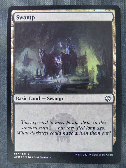 Swamp 273/281 Foil - AFR - Mtg Card #2C7