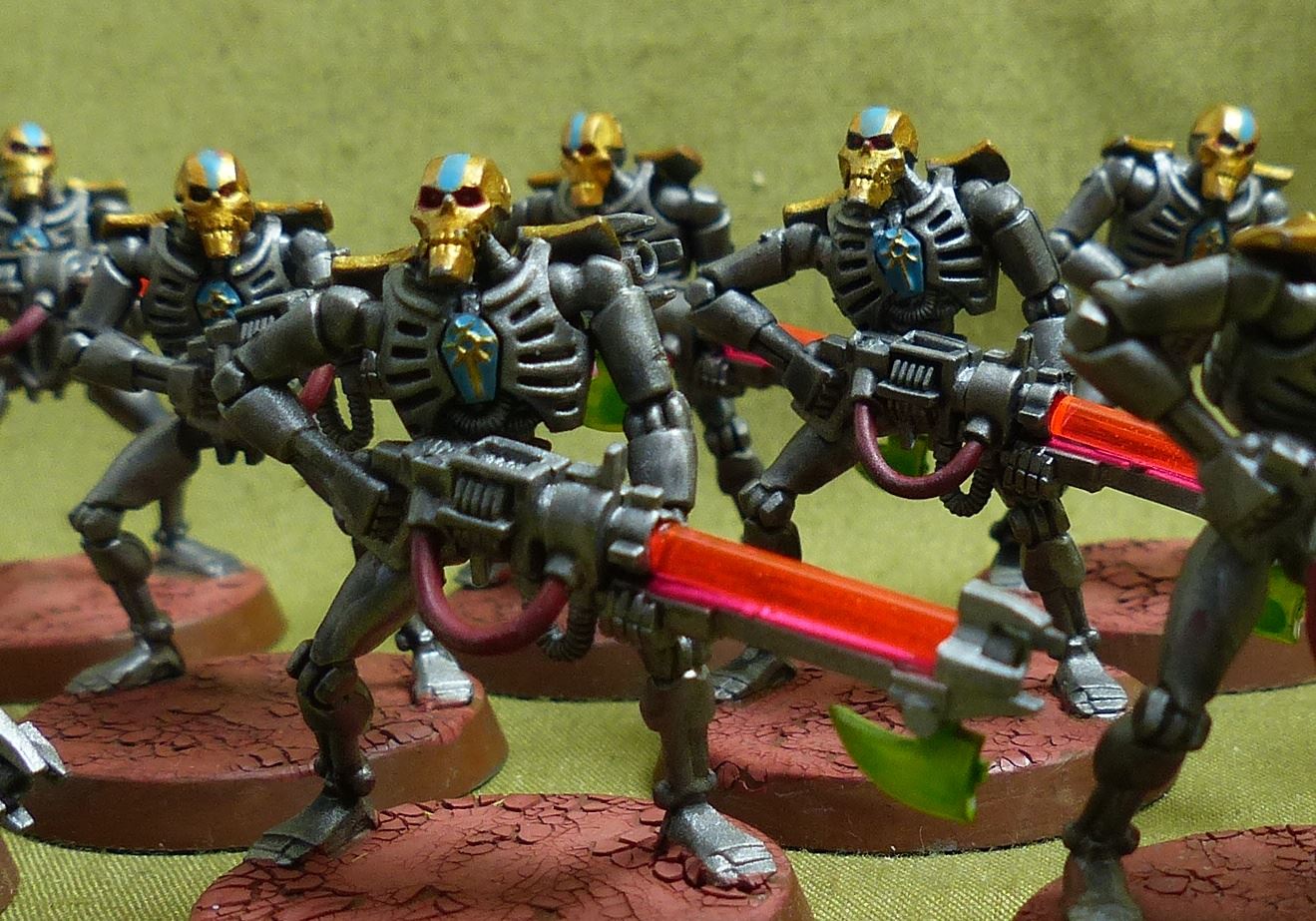 Necron Warriors painted - Necrons - Warhammer 40K #2D1