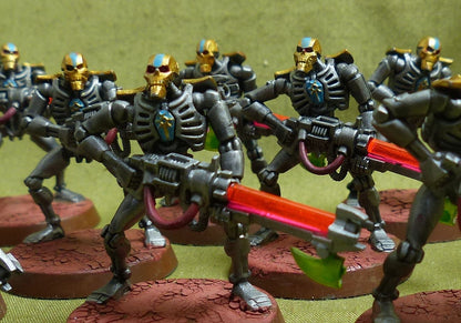 Necron Warriors painted - Necrons - Warhammer 40K #2D1