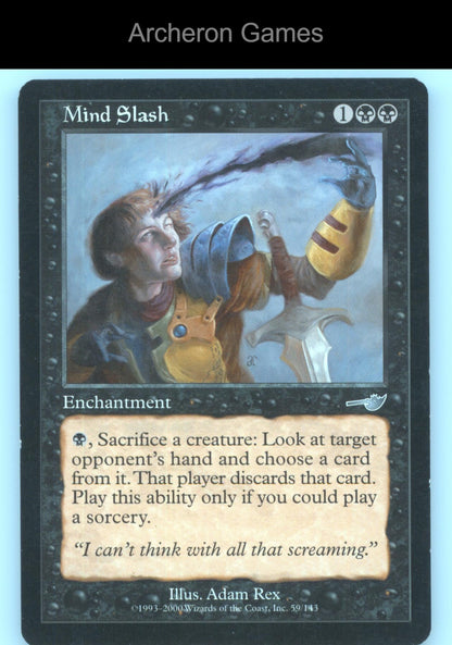 Mind Slash 59 UC MTG Card Nemesis