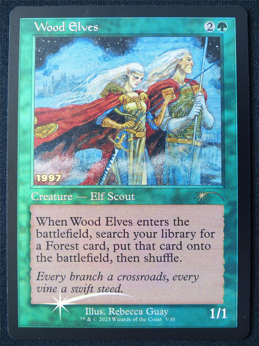 Wood Elves Retro Promo Foil - DCI - Mtg Card #1O2