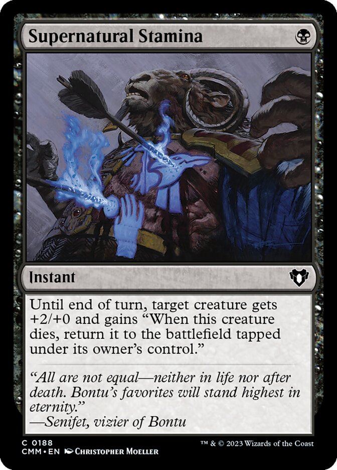 Supernatural Stamina - Commander Masters cmm