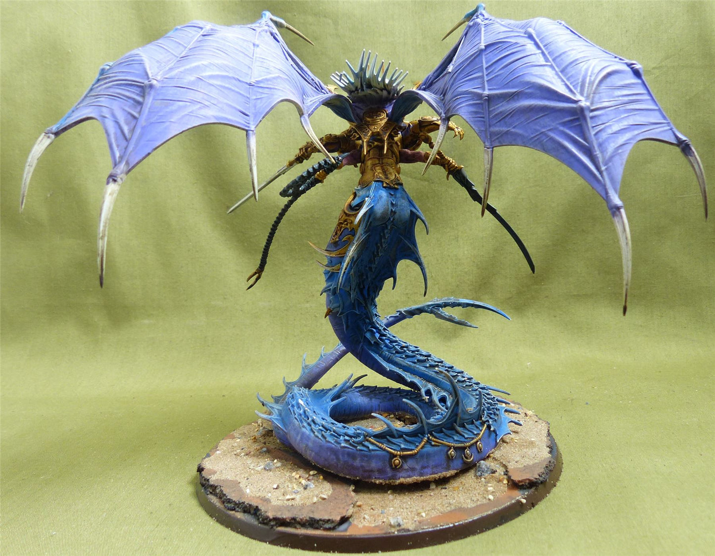 Fulgrim Daemon Primarch of Slaanesh painted - Emperor's Children - Warhammer 40K #62M