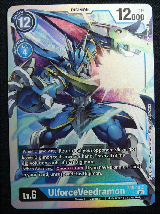 UlforceVeedramon ST8-10 SR Foil - Digimon Card #2ZW