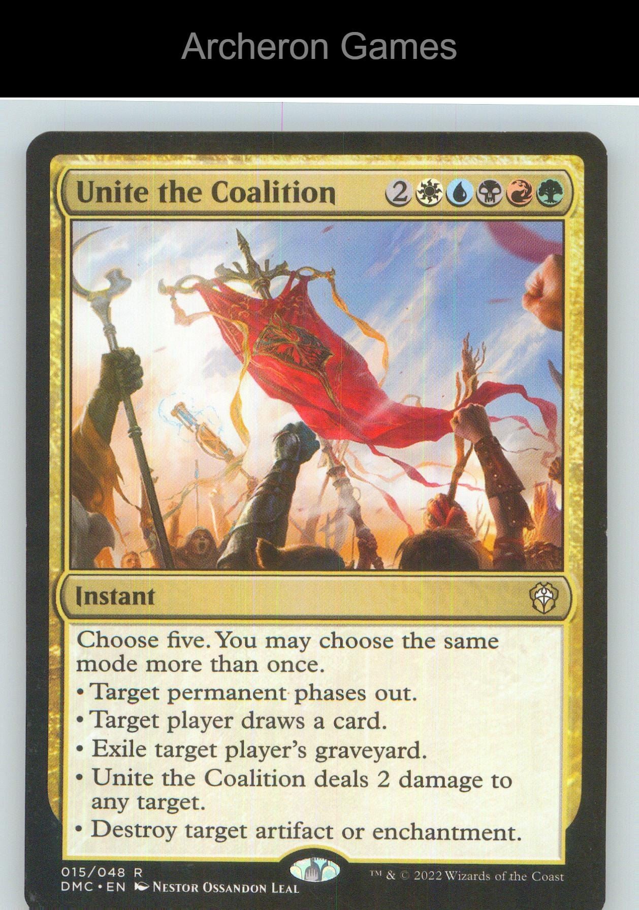 Unite the Coalition DMC 15 R MTG Card NM/EX+