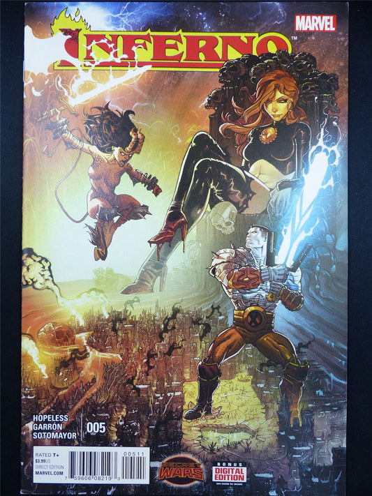 INFERNO #5 Secret Wars - Marvel Comic #6C0